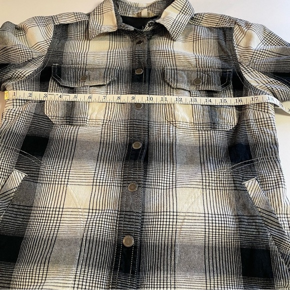 Duluth Trading Co Women's Plaid Flannel Fleece Lined Jacket Size XS - Picture 12 of 12